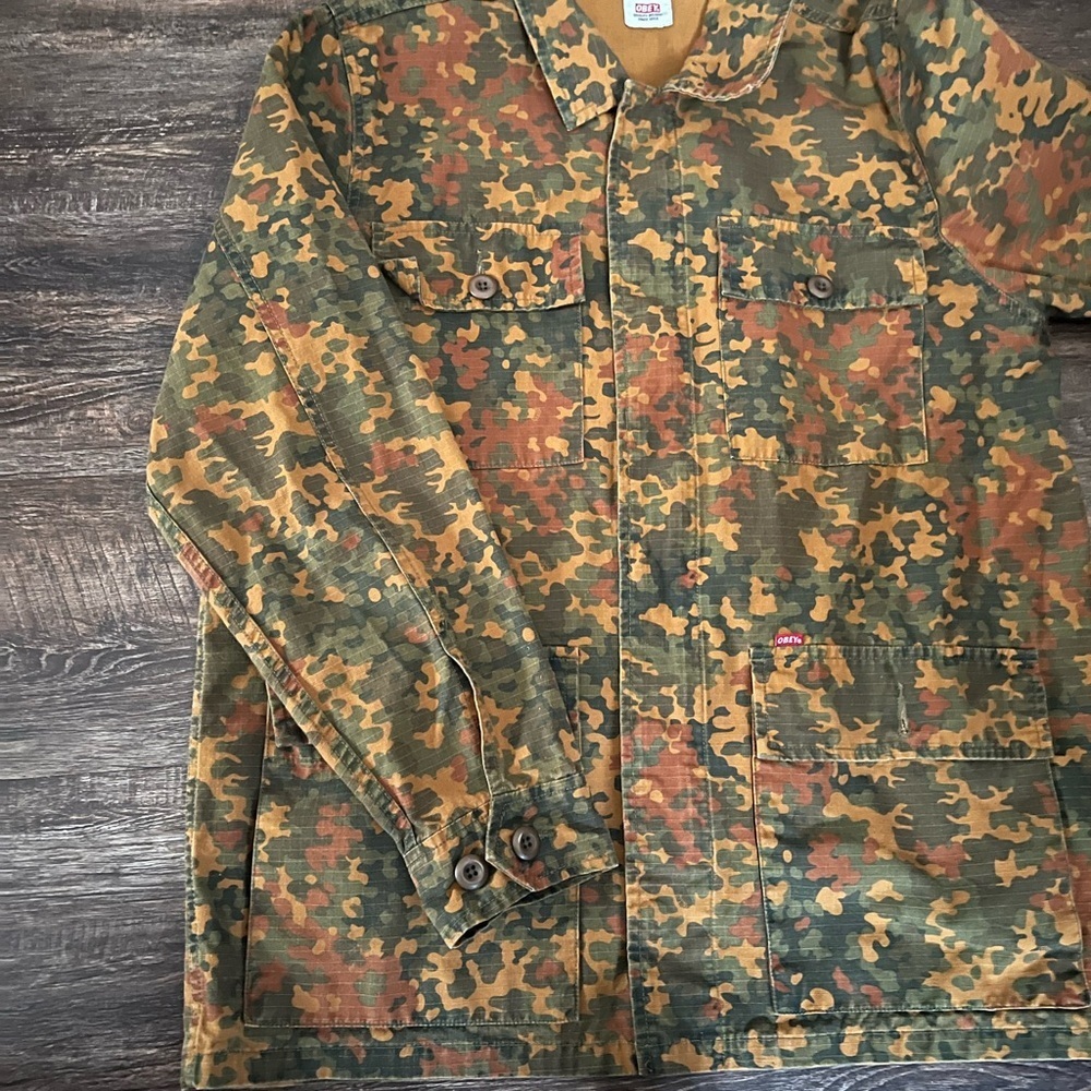 Obey Multicolor Camouflage Field Jacket - Picture 6 of 7